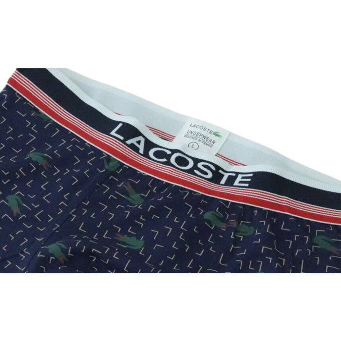 Boxer Lacoste Hombre Prints Colors Violeta Verde
